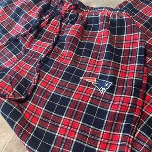 NFL Red and Blue Plaid Sleepwear Pants